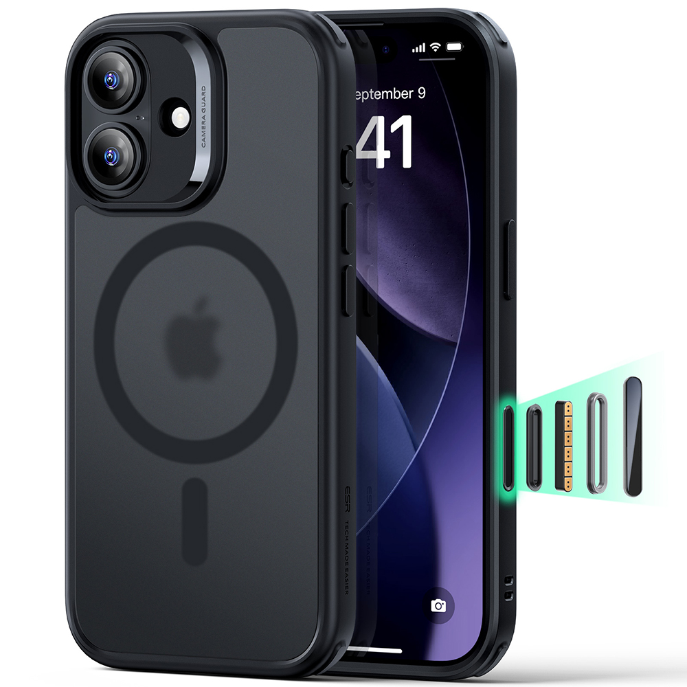 Levně ESR Classic Hybrid HaloLock pro iPhone 17 v matné černé