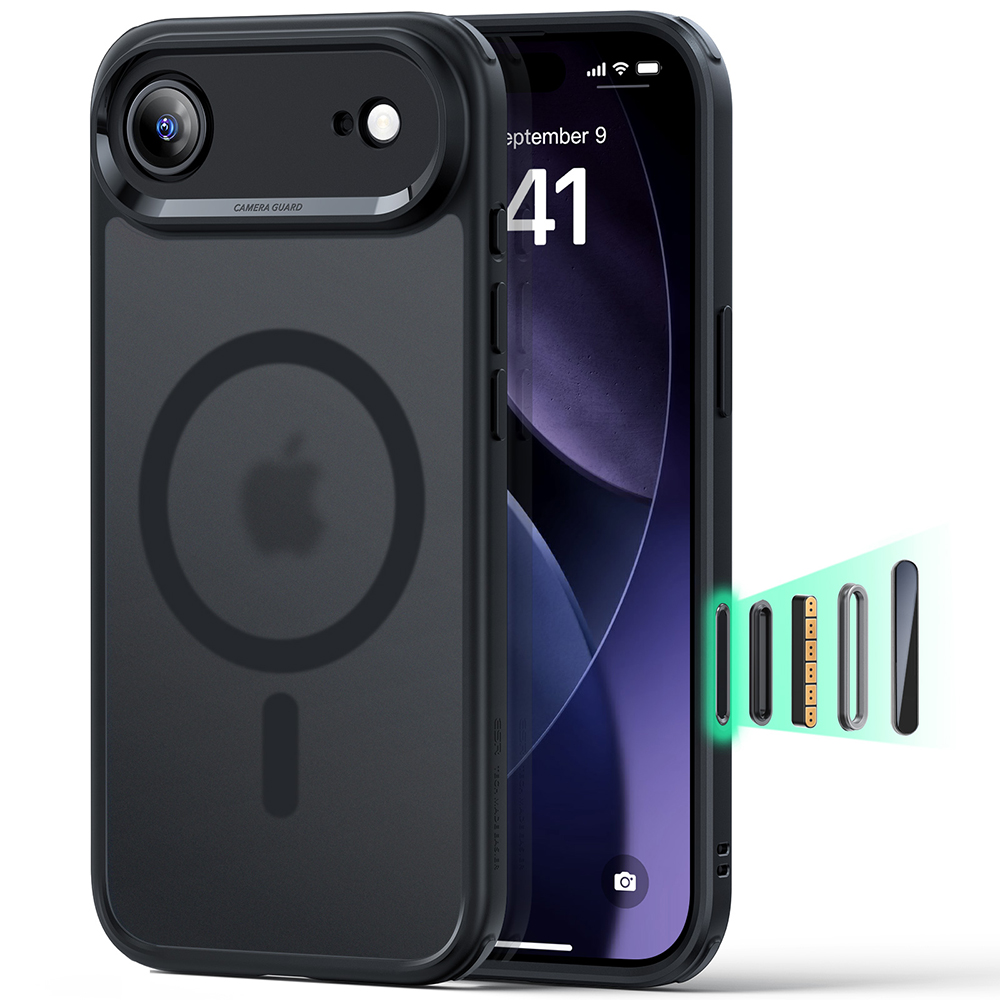 Levně ESR Classic Hybrid HaloLock pro iPhone 17 Air v matné černé