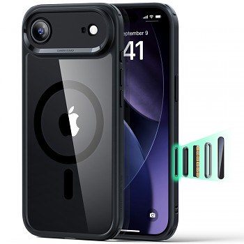 ESR Classic Hybrid HaloLock pro iPhone 17 Air čirý černý