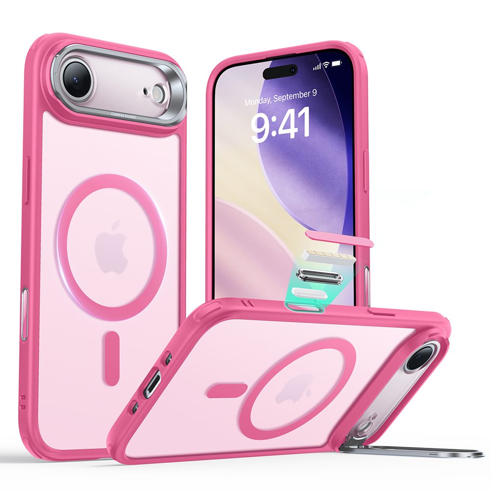 Levně ESR Classic Hybrid HaloLock Kickstand pro iPhone 17 Air Růžová Mlha