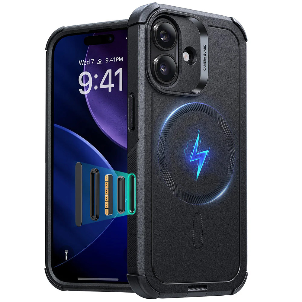 Levně Pouzdro ESR Cyber Halolock pro iPhone 17 černé