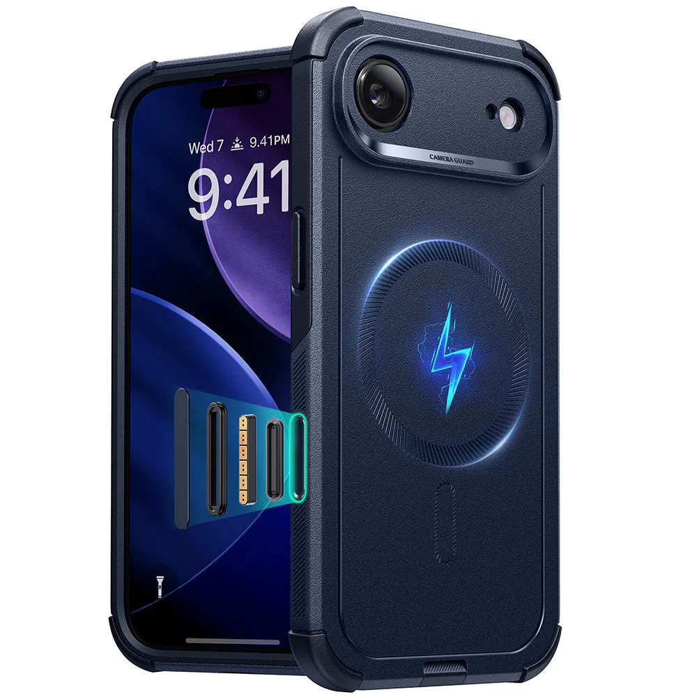 Levně ESR Cyber Halolock pro iPhone 17 Air modrý
