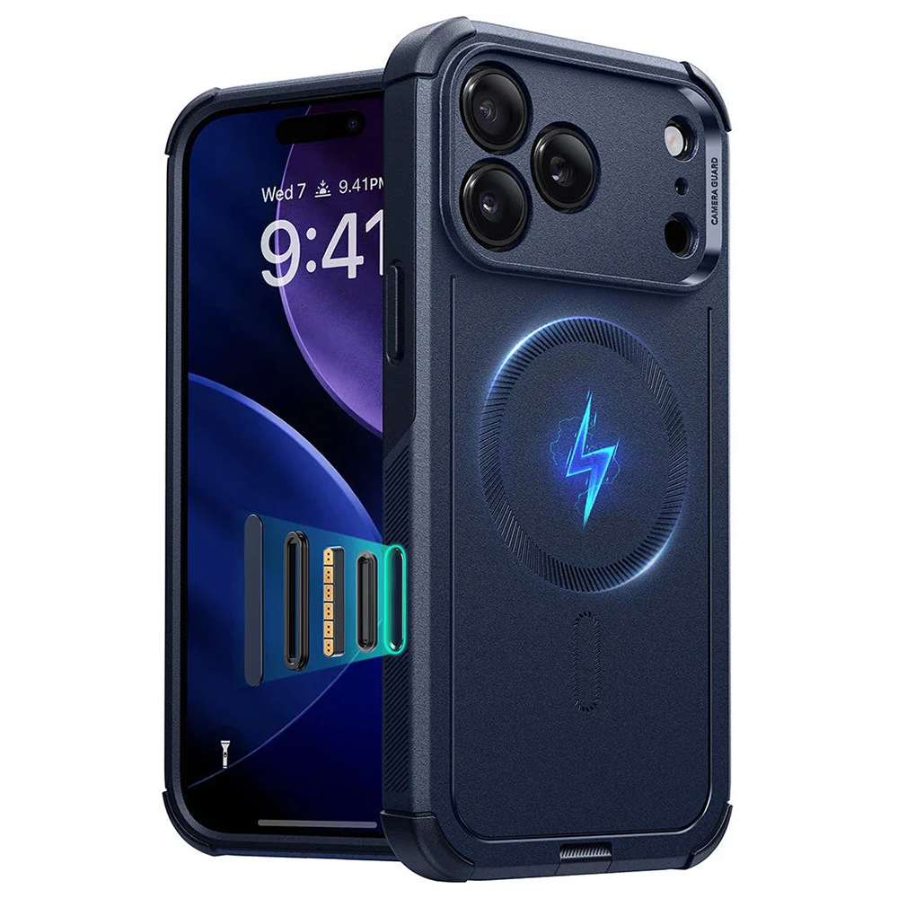 Levně ESR Cyber Halolock pro iPhone 17 Pro modrý