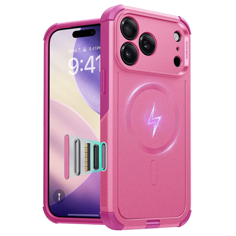 Levně ESR Cyber Halolock pro iPhone 17 Pro růžový