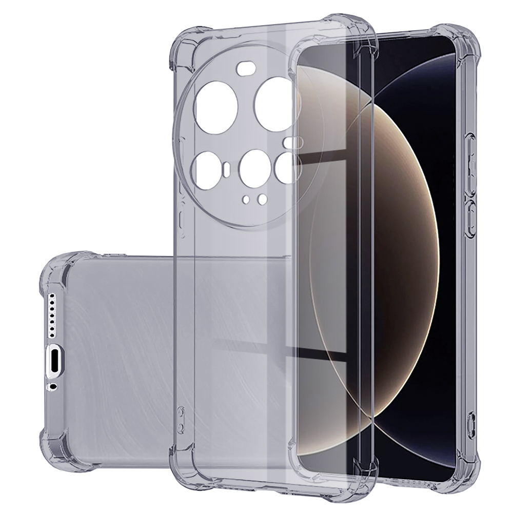 Levně Techsuit Shockproof průhledný silikon Xiaomi 15 Ultra kouřově černý
