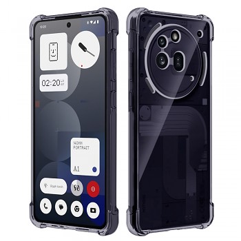 Techsuit Shockproof průhledný silikon Nothing Phone (3a) Pro kouřově černý