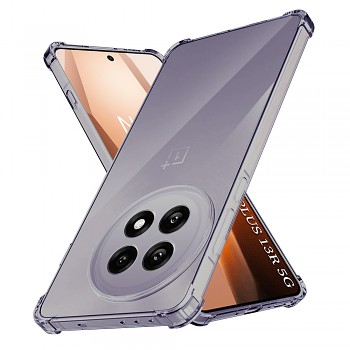 Techsuit nárazuvzdorný průhledný silikon OnePlus 13R kouřově černý