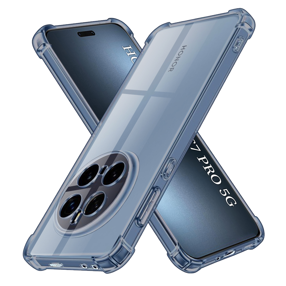 Levně Techsuit Shockproof průhledný silikon Honor Magic7 Pro kouřově černý