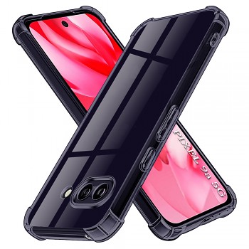 Techsuit Shockproof průhledný silikon Google Pixel 9a kouřově černý