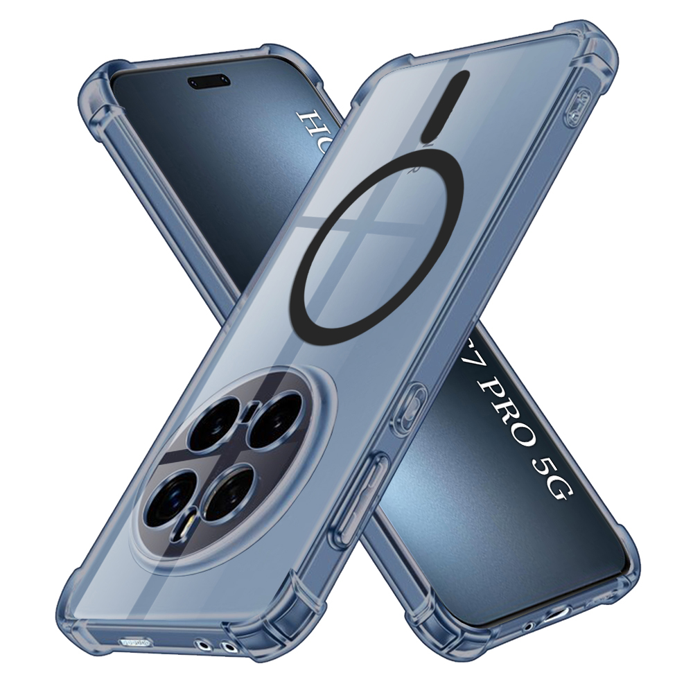 Levně Techsuit Shockproof průhledný silikonový MagSafe pro Honor Magic7 Pro kouřově černý