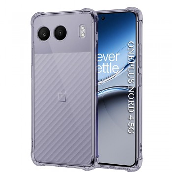 Techsuit Shockproof průhledný silikon OnePlus Nord 4 kouřově černý