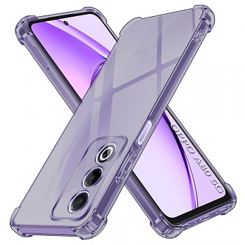 Techsuit Shockproof průhledný silikon Oppo A80 5G kouřově černý