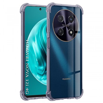 Techsuit Shockproof průhledný silikon Huawei nova 12i 13i kouřově černý