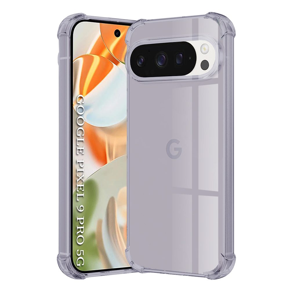 Levně Techsuit Shockproof průhledný silikon Google Pixel 9 Pro kouřově černý