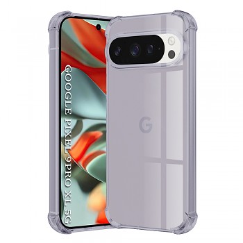 Techsuit Shockproof průhledný silikon Google Pixel 9 Pro XL kouřově černý