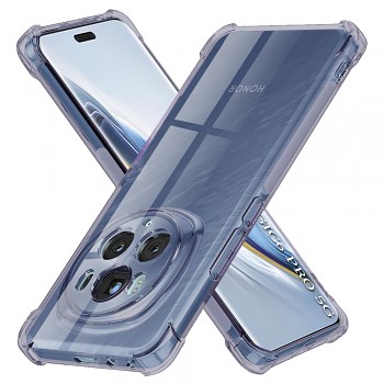 Techsuit Shockproof průhledný silikon Honor Magic6 Pro kouřově černý