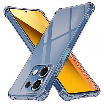 Techsuit Shockproof průhledný silikon Xiaomi Redmi Note 13 5G kouřově černý