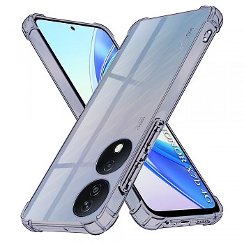 Techsuit Shockproof průhledný silikon Honor X7b X7b 5G 90 SMART kouřově černý