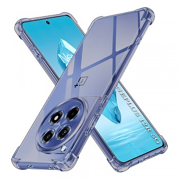 Techsuit Shockproof průhledný silikon OnePlus 12R kouřově černý