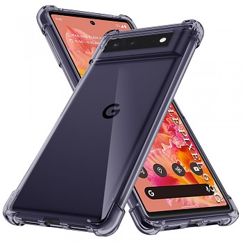 Techsuit Shockproof průhledný silikon Google Pixel 6 kouřově černý