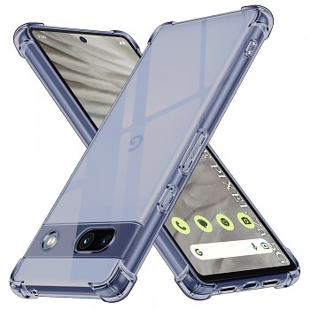 Techsuit Shockproof průhledný silikon Google Pixel 7a kouřově černý