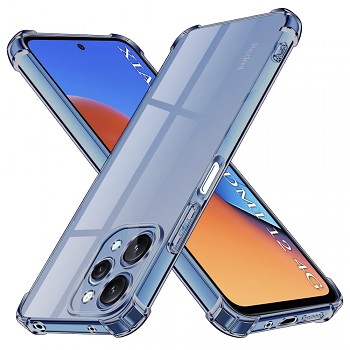 Techsuit Shockproof průhledný silikon Xiaomi Redmi 12 4G / 12 5G kouřově černý