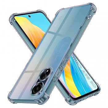 Techsuit Shockproof průhledný silikon Oppo A98 5G kouřově černý