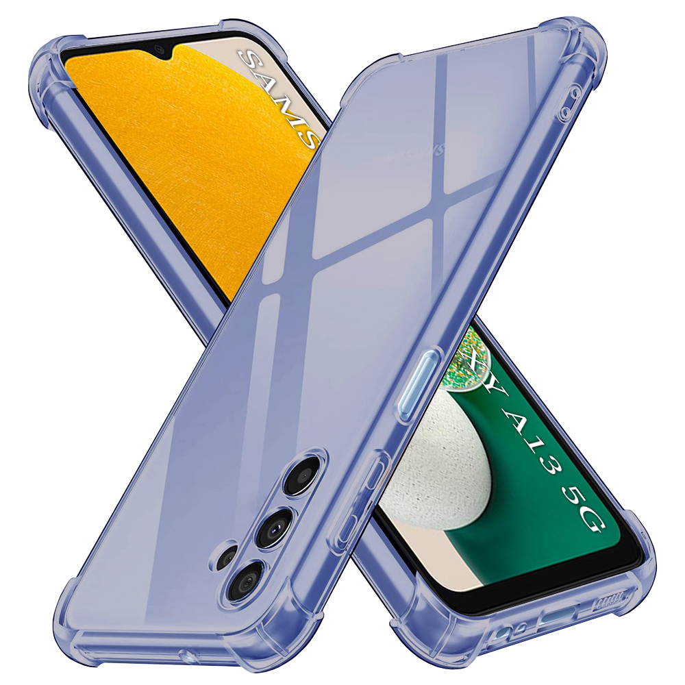 Techsuit Shockproof průhledný silikon Samsung Galaxy A13 5G A04S kouřově černý