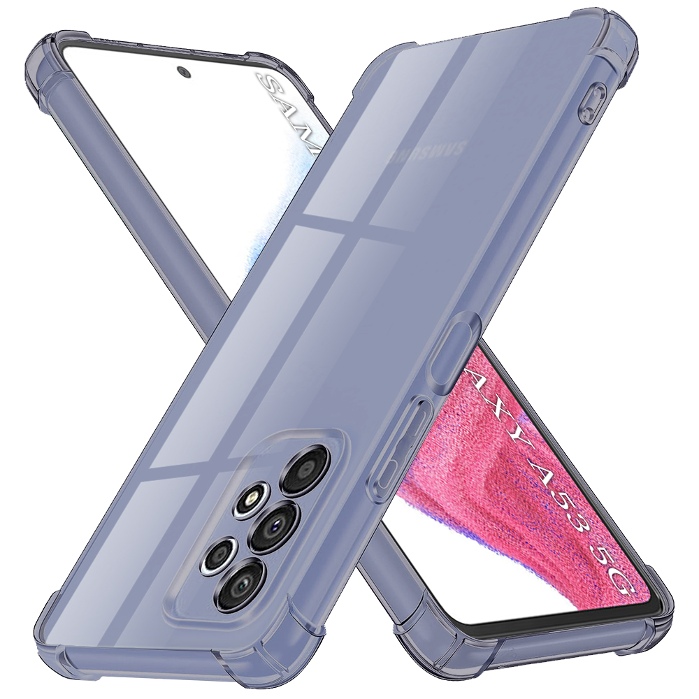 Techsuit Shockproof průhledný silikon Samsung Galaxy A53 5G kouřově černý