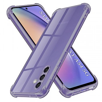 Techsuit Shockproof průhledný silikon Samsung Galaxy A54 kouřově černý