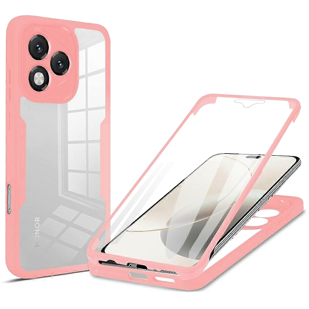 Levně Techsuit ColorVerse 360 Series + Ochranná fólie Honor 400 Lite Růžová