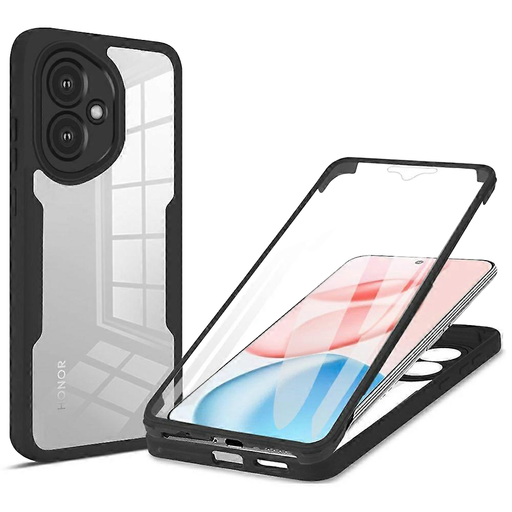 Levně Techsuit ColorVerse 360 Series + Ochranné sklo Honor 400 černá