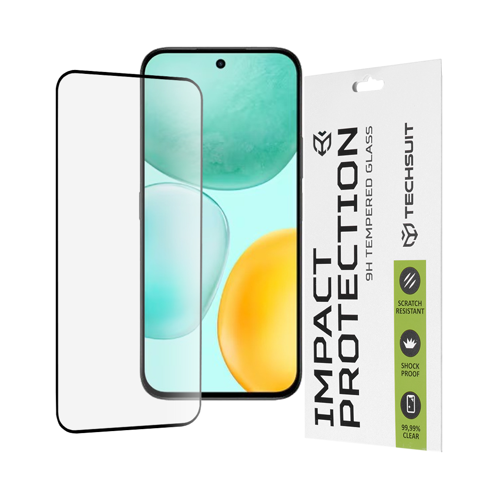 Levně Ochranné sklo Techsuit 111D pro Honor X6c černé
