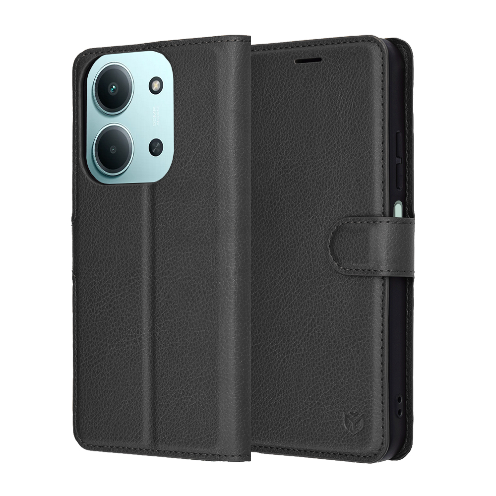 Levně Pouzdro Techsuit Leather Folio pro Xiaomi Redmi 15C Poco C85 černé