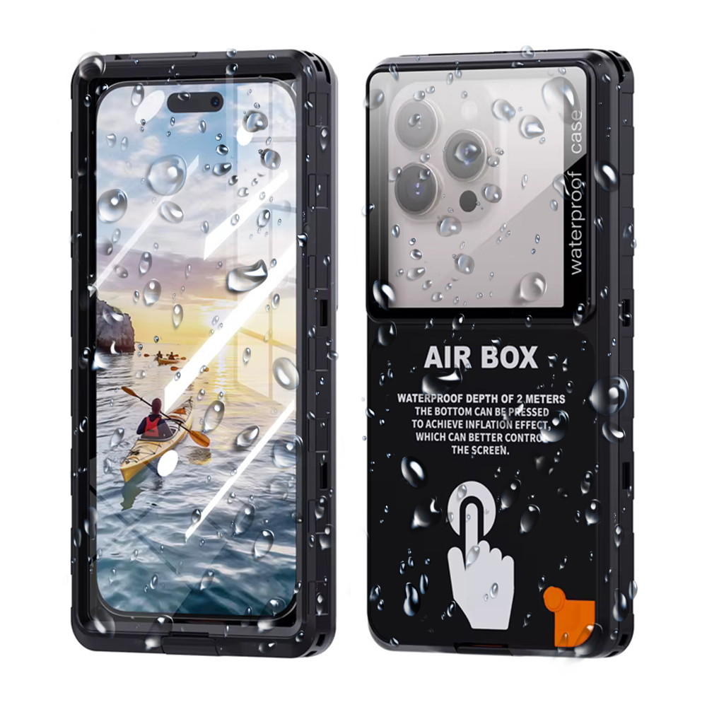 Levně ShellBox AirBox vodotěsné pouzdro IP68 (max. 6.9 palce) černé