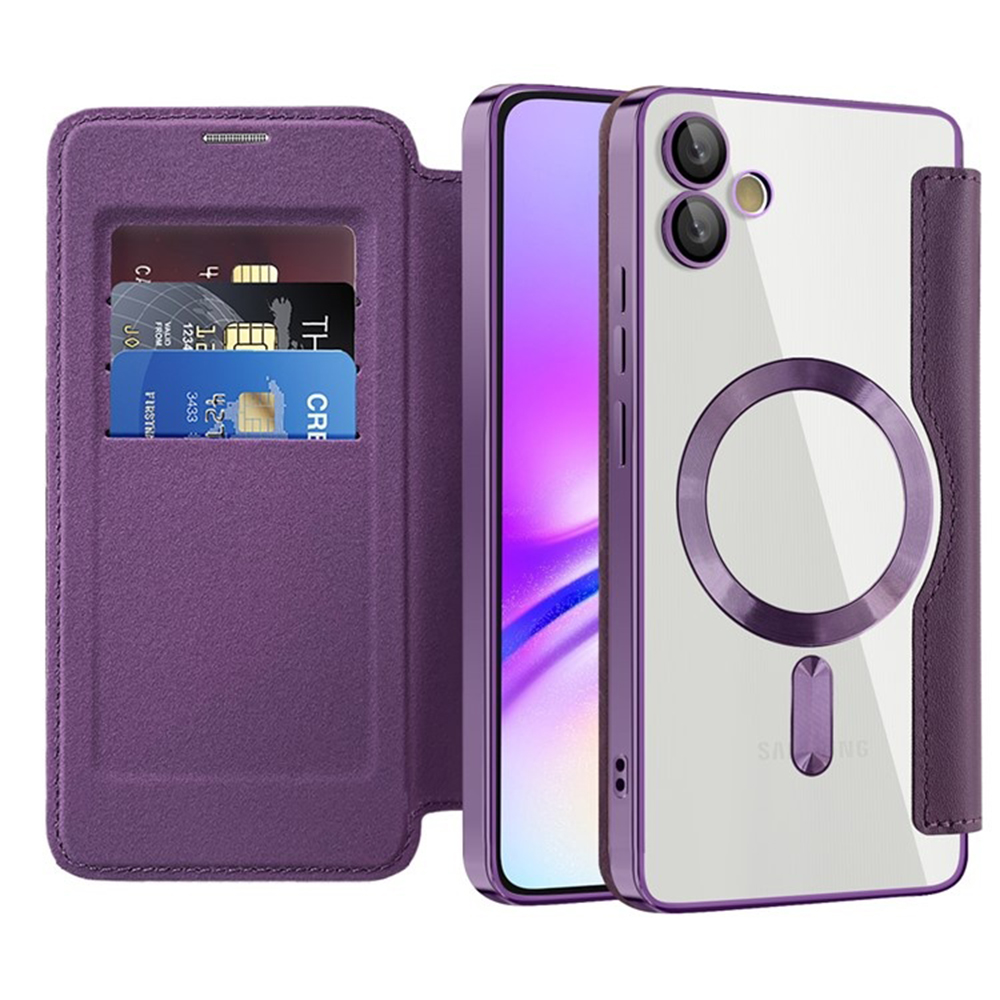 Levně Pouzdro na knihu SmartMag pro Samsung Galaxy A05 fialové