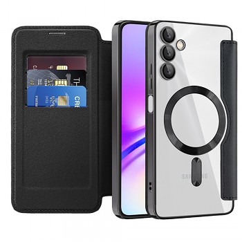 Pouzdro na knihu Techsuit SmartMag pro Samsung Galaxy A05s černé