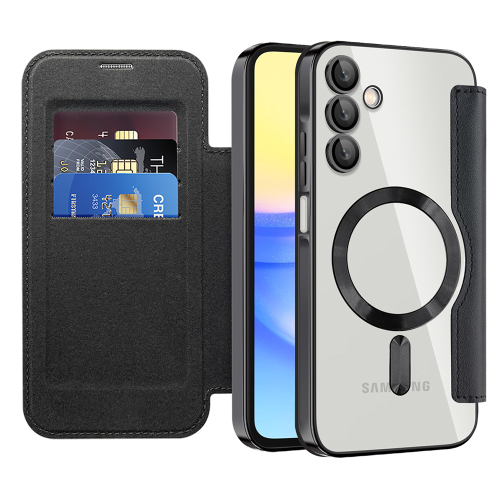 Levně Pouzdro na knihu Techsuit SmartMag pro Samsung Galaxy A15 4G / A15 5G černé
