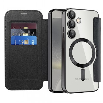 Pouzdro na knihu Techsuit SmartMag pro Samsung Galaxy S24 Plus černé