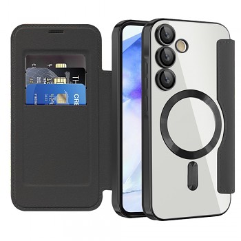 Pouzdro na knihu Techsuit SmartMag pro Samsung Galaxy A55 5G černé