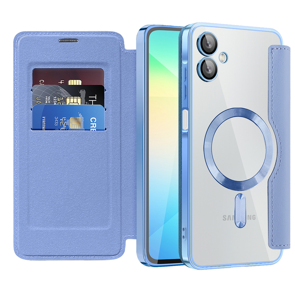 Levně Pouzdro na knihu Techsuit SmartMag pro Samsung Galaxy A06 světle modré