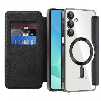 Pouzdro na knihu Techsuit SmartMag pro Samsung Galaxy A16 4G / A16 5G černé