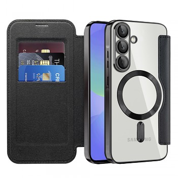 Pouzdro na knihu Techsuit SmartMag pro Samsung Galaxy A36 5G černé