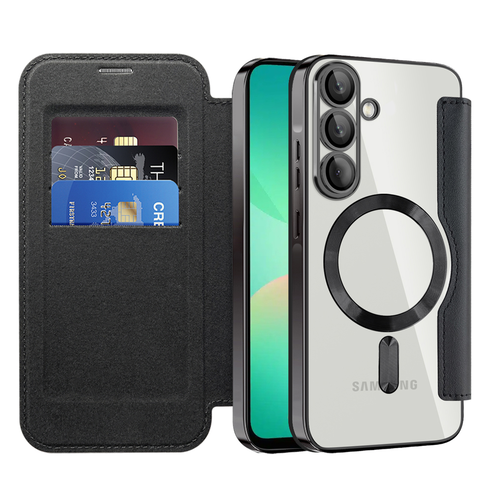 Levně Pouzdro na knihu Techsuit SmartMag pro Samsung Galaxy A26 5G černé