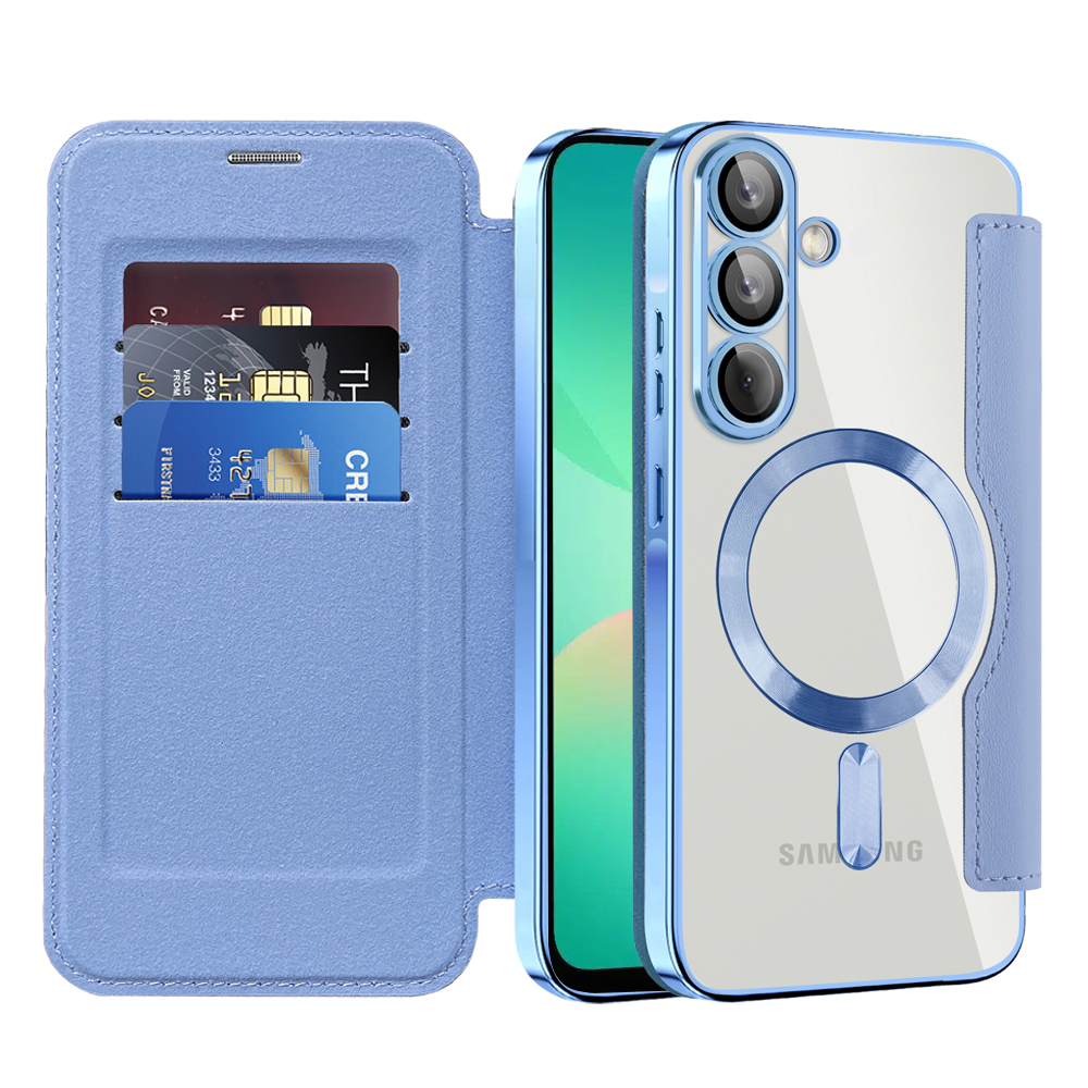Levně Pouzdro na knihu Techsuit SmartMag Samsung Galaxy A26 5G světle modré