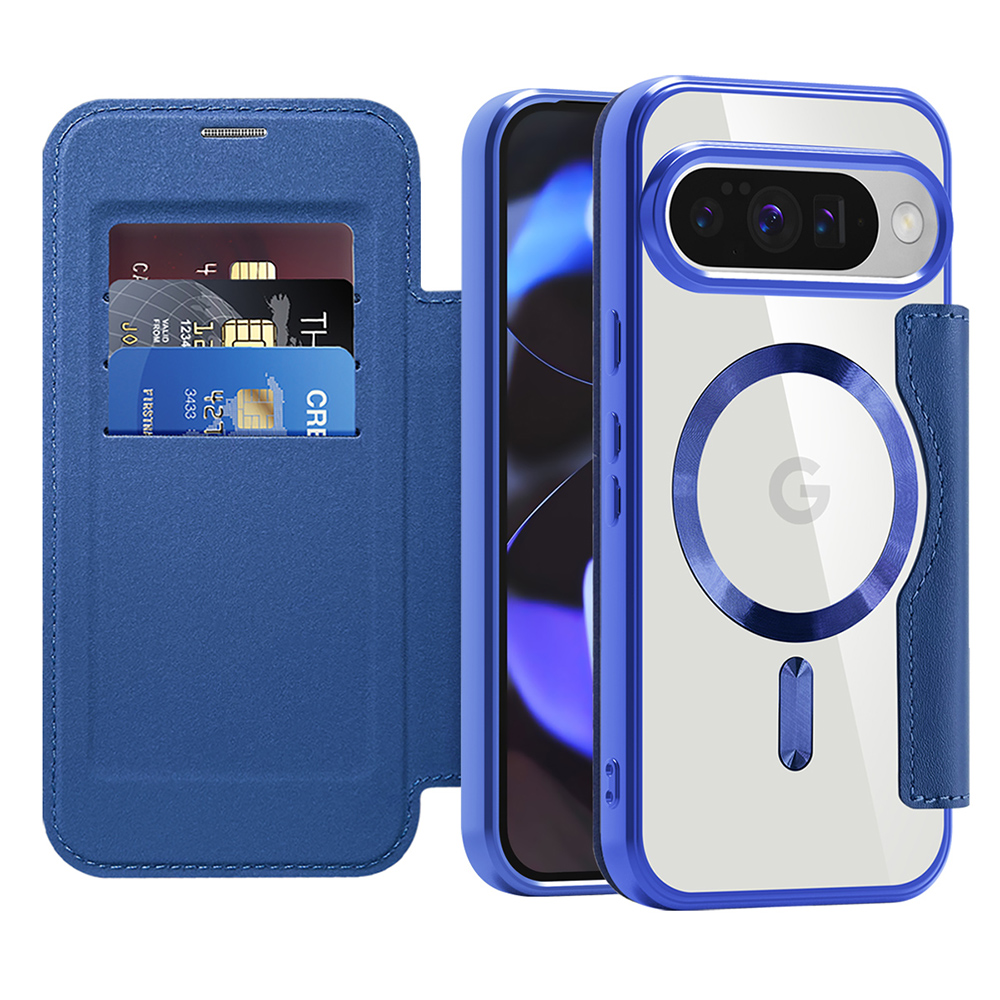 Levně Pouzdro na knihu Techsuit SmartMag pro Google Pixel 10 / 10 Pro modré