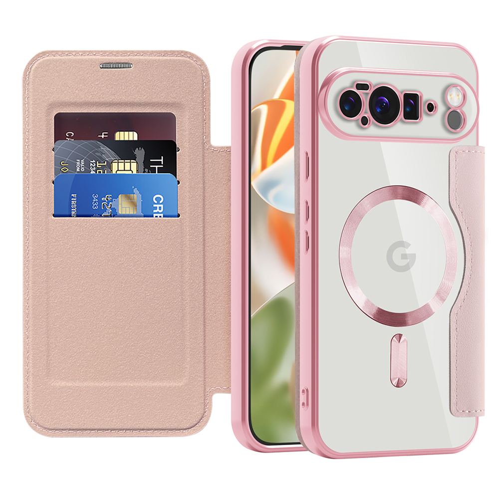 Levně Pouzdro na knihu Techsuit SmartMag Google Pixel 10 Pro XL růžové