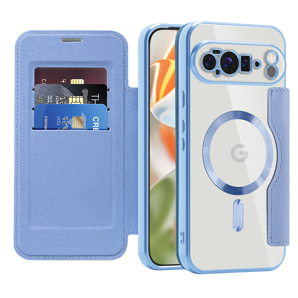 Levně Pouzdro na knihu Techsuit SmartMag Google Pixel 10 Pro XL světle modrá