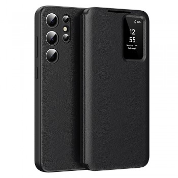 Techsuit SmartView Series pro Samsung Galaxy S22 Ultra 5G černý