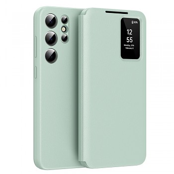 Techsuit SmartView Series pro Samsung Galaxy S22 Ultra 5G zelená